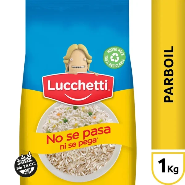 Arroz Lucchetti Parboil Largo Fino 1 Kg