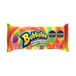 Caramelo Confitado Bubbaloo 24 Gr