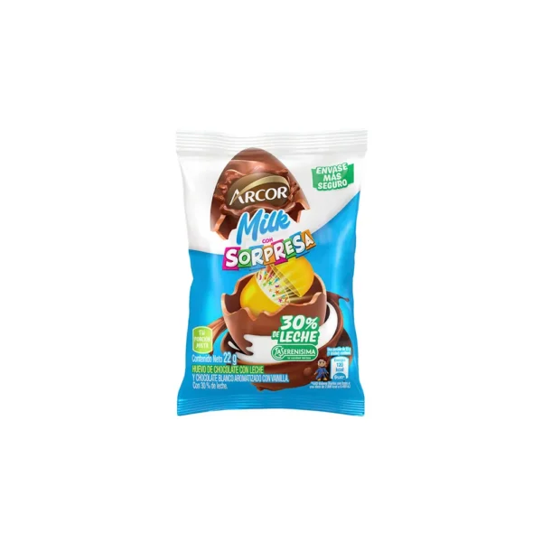 Huevo Sorpresa Arcor Milk 22