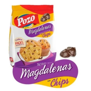 Magdalenas Pozo c/Chips x 200g