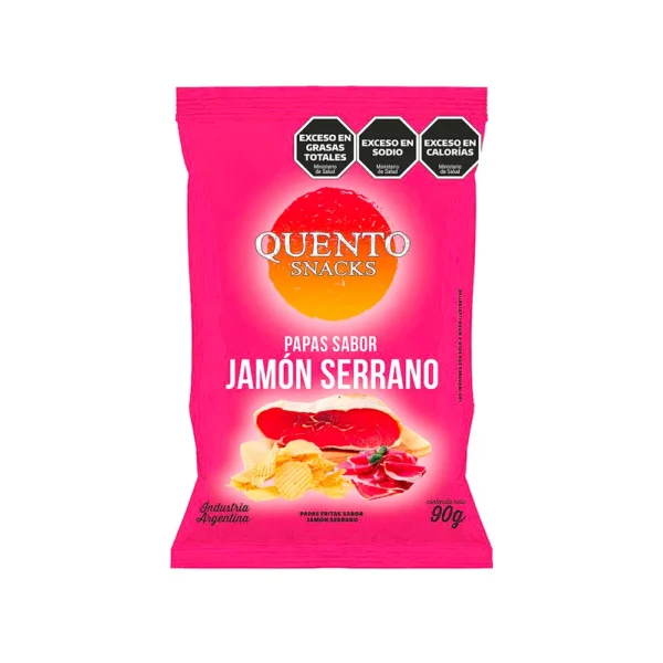 Quento Papas Jamón Serrano Snacks
