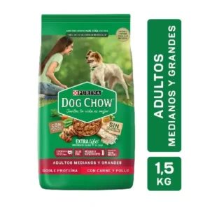 Alimento Perro Dog Chow Adulto Carne 1,5 Kg