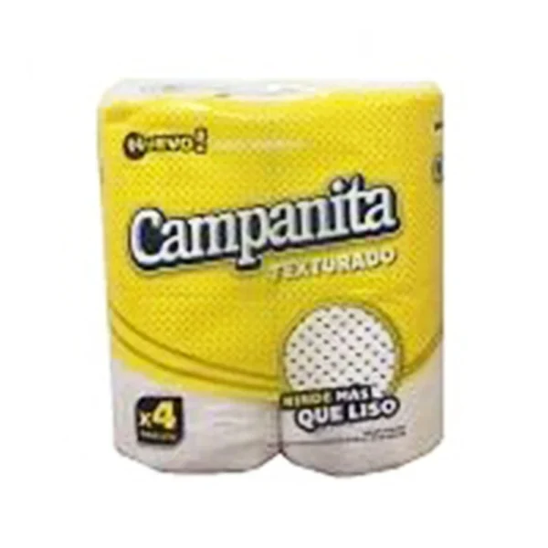 Campanita Texturado x 4 rollos