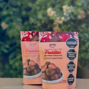 Bocaditos de Frutilla con Chocolate 120 Gr