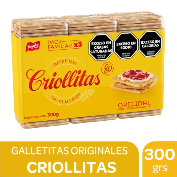 Galletitas Criollitas x3