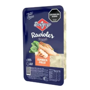 Ravioles Don Yeyo Espinaca/Pollo x 500g