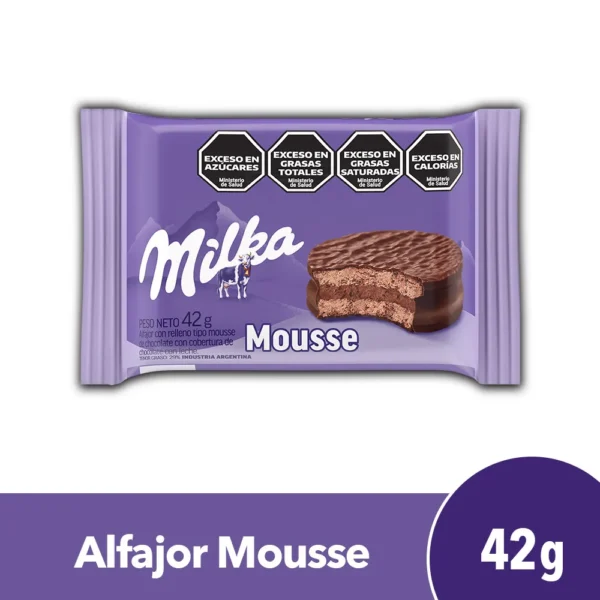 Alfajor Milka Mousse Simple 42 Gr