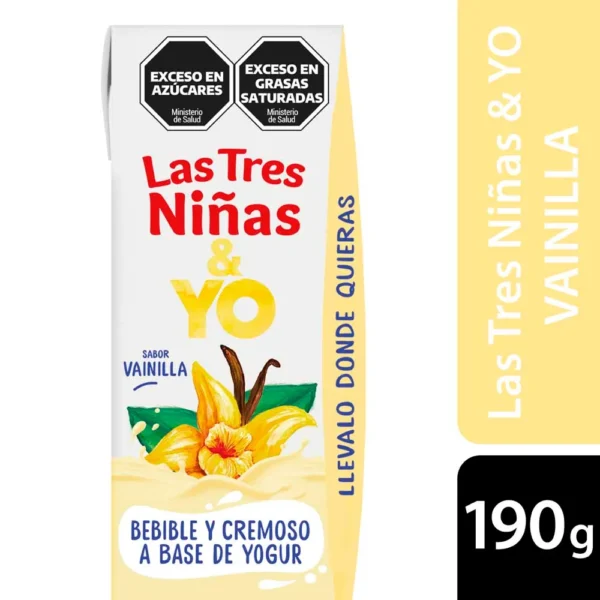 Yogur Las Tres Niñas Vainilla 190 Gr