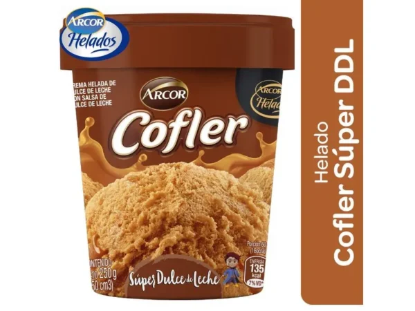 Helado Cofler Dulce de Leche Colonial 250 Gr
