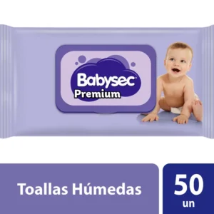 Toallitas Húmedas Babysec Aloe Vera x 50 unidades
