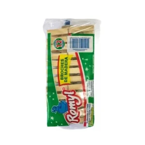 Broches de Madera Romyl x12