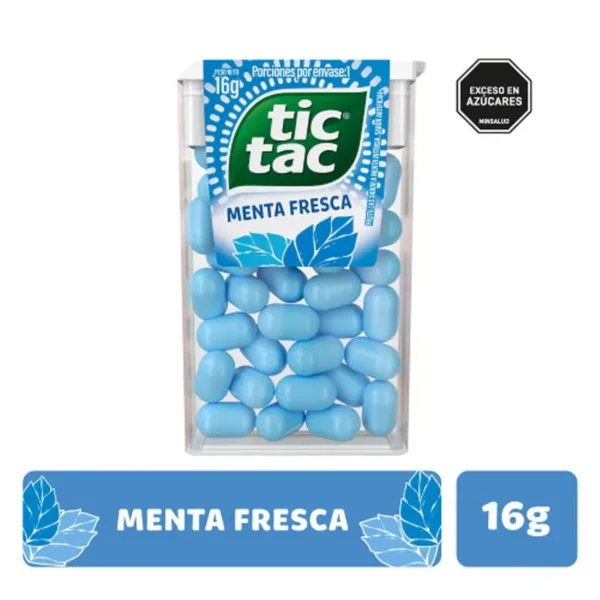 Pastillas Tic Tac Menta Fresca 16 Gr