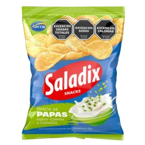 Saladix Papas Crema y Cebolla 58 Gr