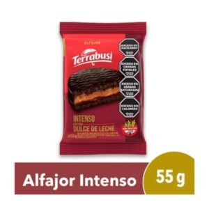 Alfajor Terrabusi Intenso Extra Dulce de Leche 55 Gr SIN TACC