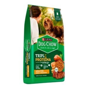 Alimento Perro Dog Chow Triple Proteína Carne Pollo Pescado 1,5 Kg