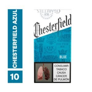 Cigarrillos Chesterfield Blue 10 Mentolado