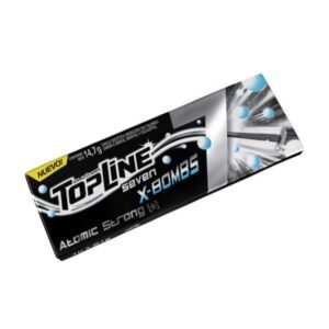 Chicles Topline Atomic Strong Negro 14 gr