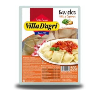 Ravioles Villa D agri Pollo Espinaca 500 gr