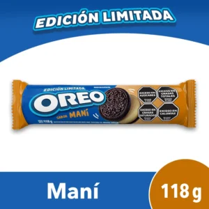 Galletitas Oreo Crema Mani 118 Gr