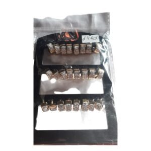 Aros Dorados con Brillos por Par