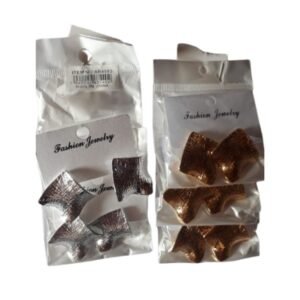 Fashion Jewelry Aros Plateados y Dorados el Par