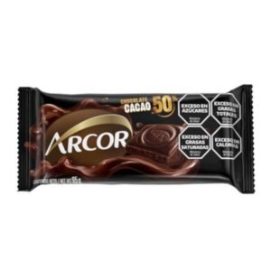 Chocolate Arcor Semi Amargo Cacao 50% 95 Gr