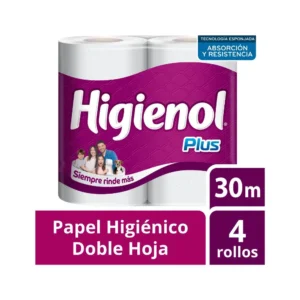 Higienol Plus Doble Hoja 4 x 30m