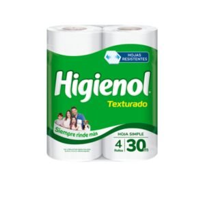 Papel Higienico Higienol Verde Texturado 4 x 30m