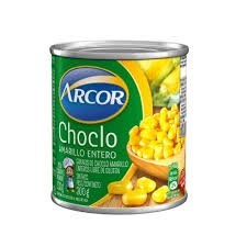Choclo Arcor Entero 300 Gr