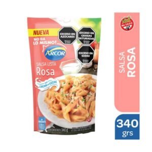 Salsa Lista Arcor Rosa 340 Gr