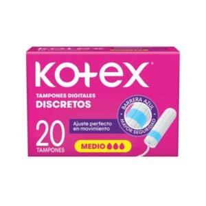 Tampones Kotex Medio 20 unidades