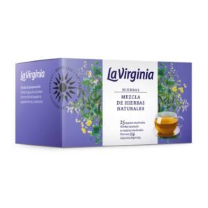 Te La Virginia Mezcla de Hierbas Naturales 25 Saquitos