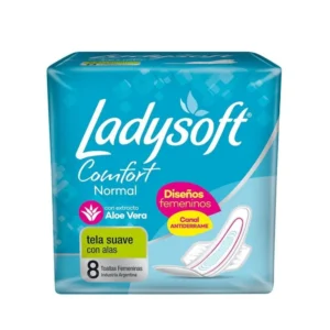 Ladysoft Normal Confort Suave con Alas 8 unidades