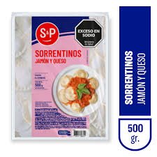 Sorrentinos SyP Jamon y Queso 500 Gr