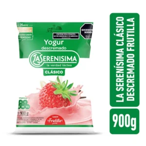 Yogur Bebile Descremado Serenisima Frutilla 900 Gr