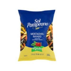 Sol Pampeano Fideos Mostachol Rayado con Vegetales 500 Gr
