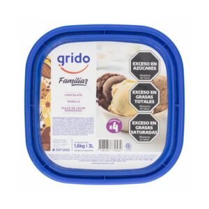 Grido Helado Familiar Chocolate Vainilla Dulce de Leche 3 Litros N° 4