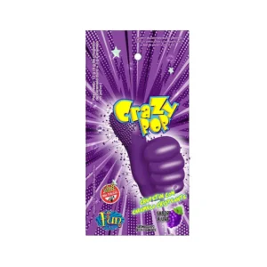 Chupetín Crazy Pop Violeta Uva 12 Gr