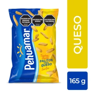 Palitos Pehuamar sabor Queso 165 Gr
