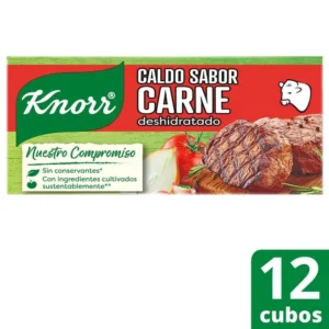 Caldo Knorr Carne Deshidratado 12u