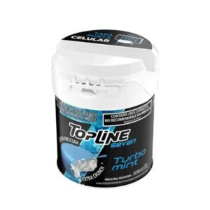 Chicle Topline 7 Turbo Mint 50g