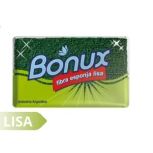 Esponja Bonux Lisa Amarillo y Verde de Fribra