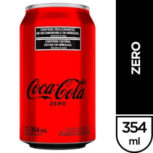 Gaseosa Coca Cola Zero Lata 354 cc