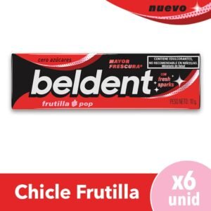 Pastillas Beldent Rojo Frutilla