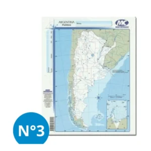 Mapa Politico Argentina N° 3