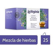 Te La Virginia Hierbas Mezcla Naturales 25 Saquitos
