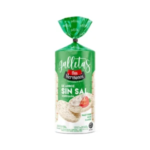 Galletas de Arroz Dos Hermanos Sin Sal 100 Gr