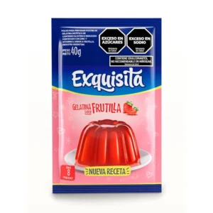 Gelatina Exquisita Frutilla 40 Gr