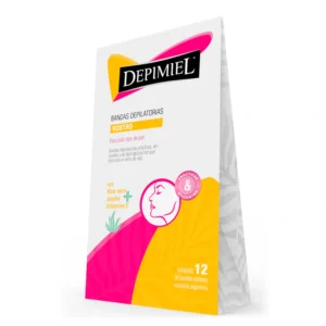 Bandas Depilatorias Rostro Depimiel x12