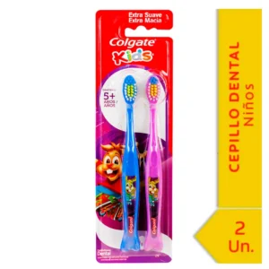 Cepillos de Dientes x2 Colgate Kids 5+ Extra Suave